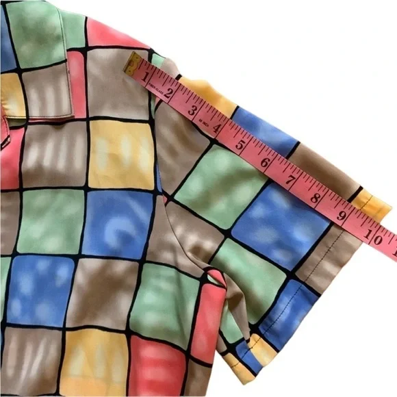 NOTATIONS XL Multicolored Women’s short sleeve blouse shirt - Picture 14 of 14